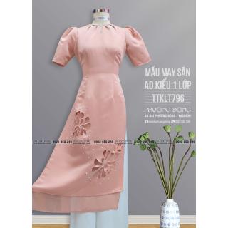 Áo Dài Phom Trẻ Vải Tafta TTKLT796